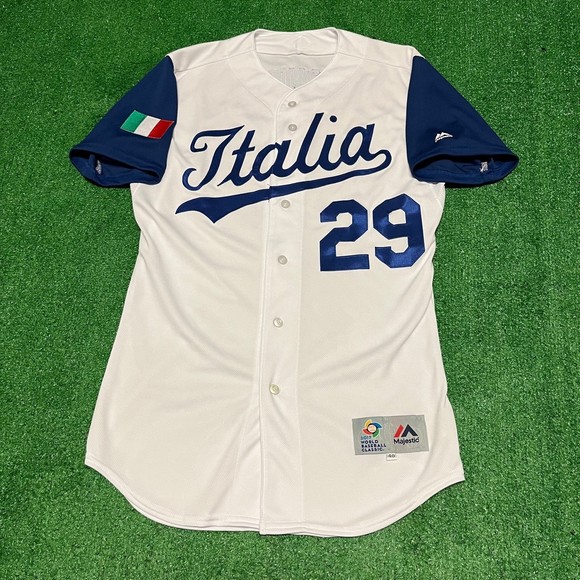 Majestic Shirts Majestic Team Italy World Baseball Classic 27
